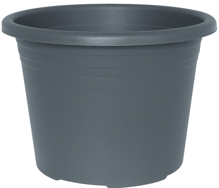 Potte Cylindro plast grå Ø45 cm